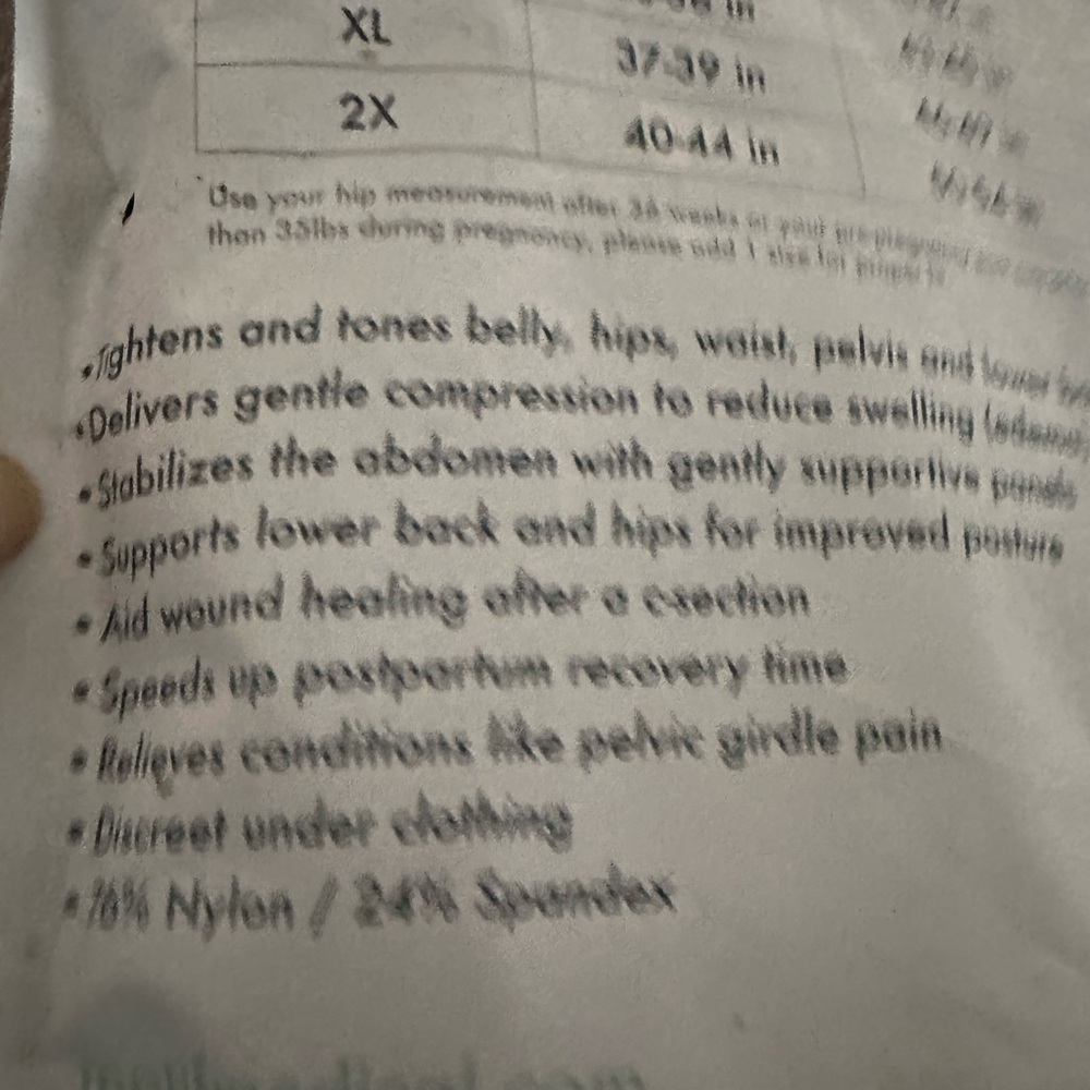 Motif Medical Postpartum Recovery Support Garment XL - Picture 7 of 10
